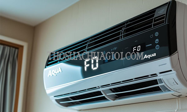 máy lạnh aqua báo lỗi f0