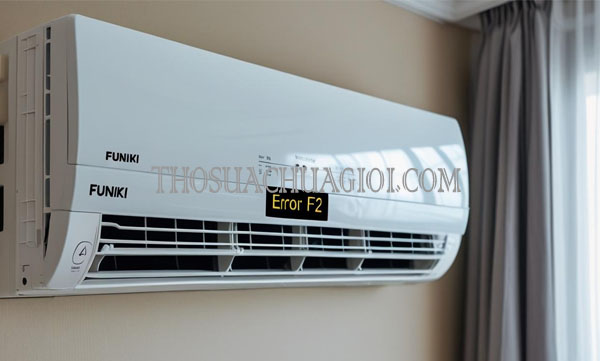 máy lạnh funiki lỗi f2