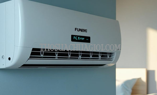 máy lạnh funiki lỗi fc