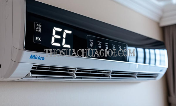 máy lạnh midea lỗi ec