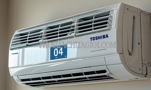 máy lạnh toshiba báo lỗi 04