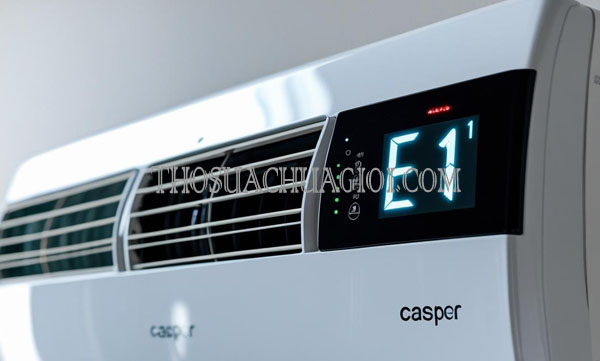 nguyên nhân lỗi e1 máy lạnh casper