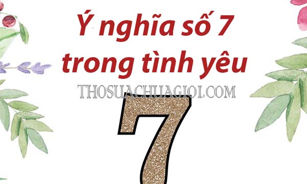 số 7 trong tình yêu