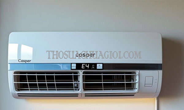 Lỗi E4 máy lạnh Casper và cách xử lý chính xác