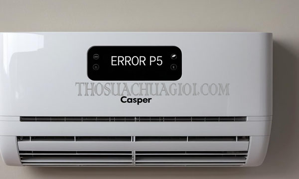 sửa lỗi p5 máy lạnh casper