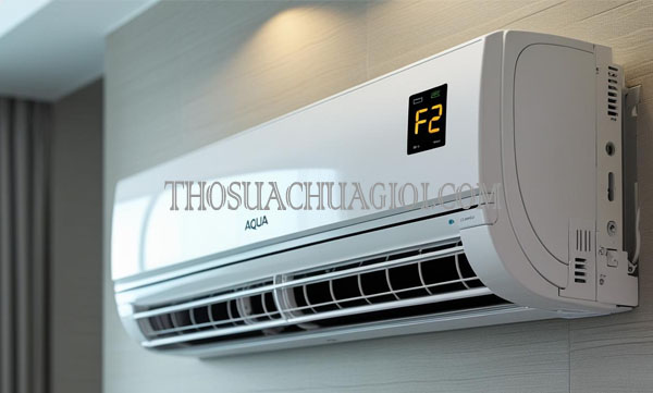 sửa máy lạnh aqua báo lỗi f2