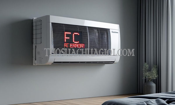 sửa máy lạnh electrolux lỗi fc