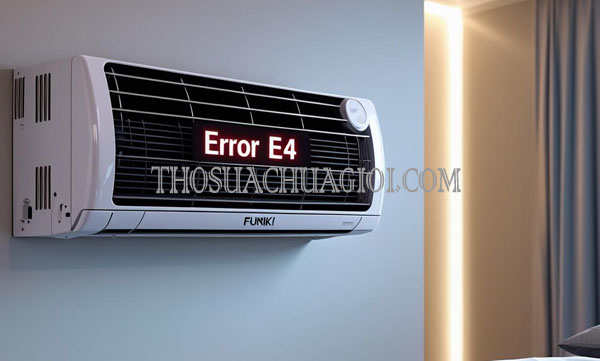 sửa máy lạnh funiki lỗi e4