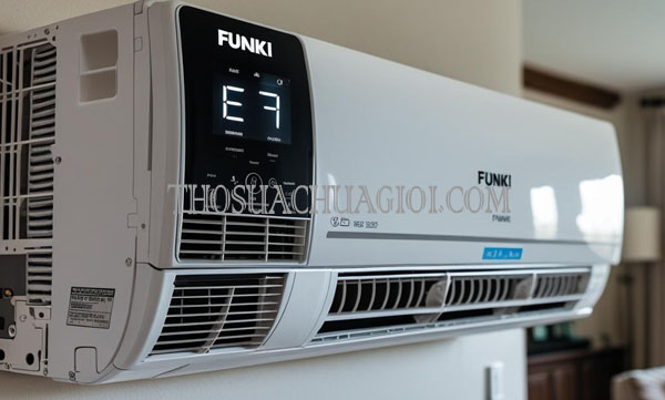 sửa máy lạnh funiki lỗi e7