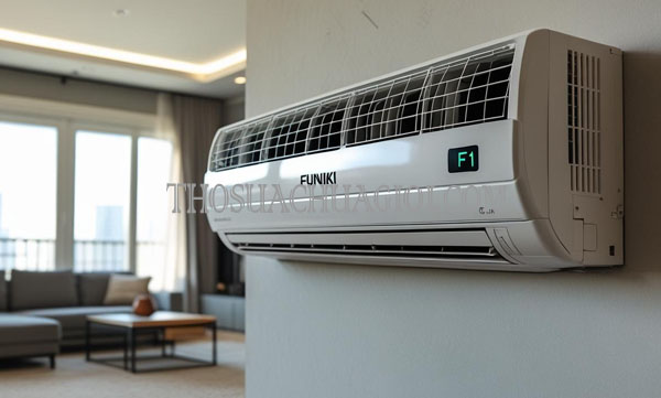 sửa máy lạnh funiki lỗi f1