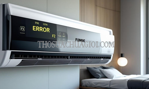 sửa máy lạnh funiki lỗi f2