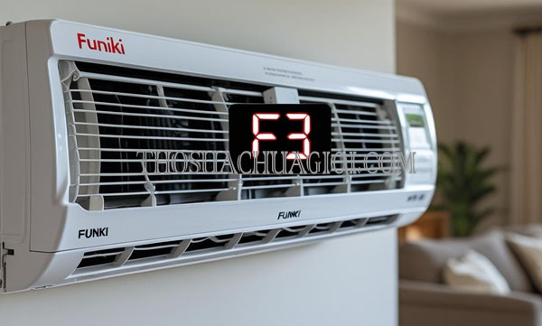 sửa máy lạnh funiki lỗi f3