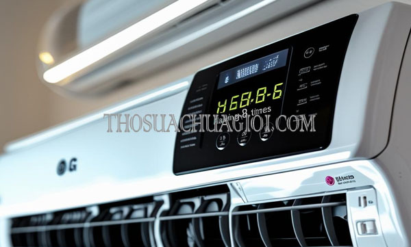 sửa máy lạnh lg báo lỗi chớp đèn 8 lần
