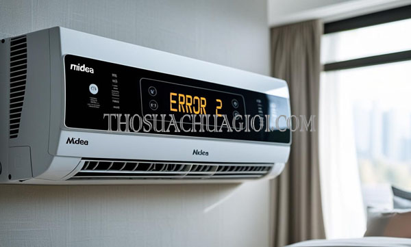 sửa máy lạnh midea lỗi e2