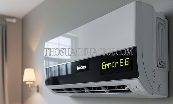 sửa máy lạnh midea lỗi e6