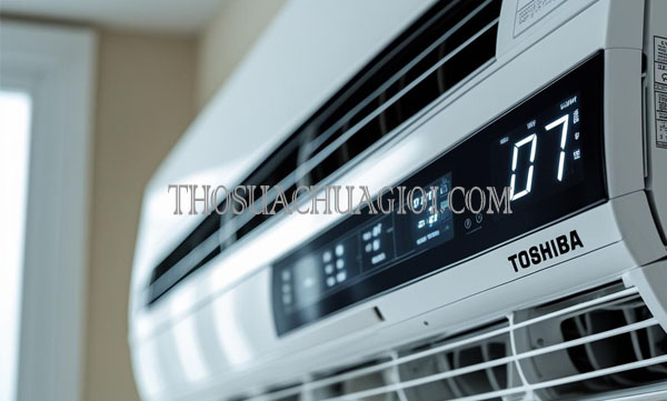 sửa máy lạnh toshiba báo lỗi 07