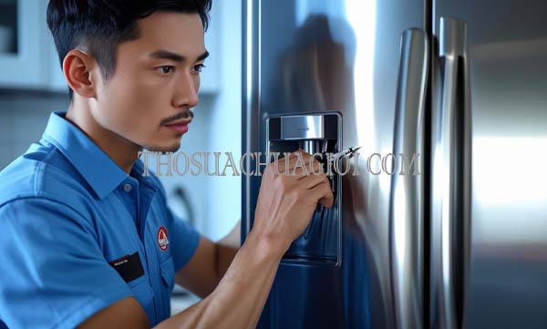 sửa tủ lạnh bị chảy nước