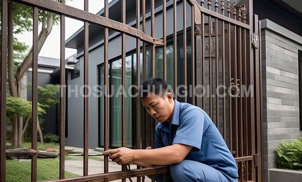 Thợ sửa cửa sắt phường Long Phước
