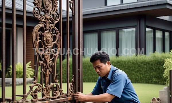 thợ sửa cửa sắt phường Phú Thọ Hòa