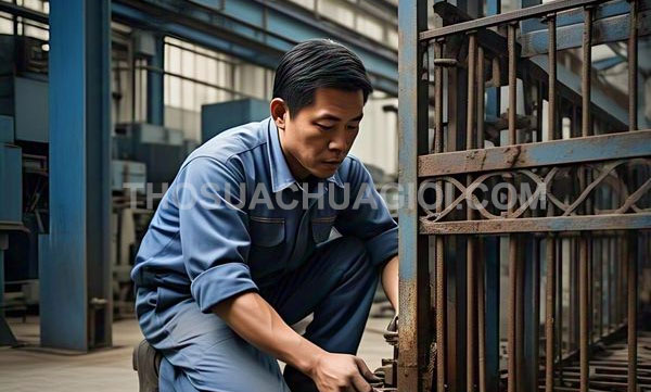 Thợ sửa cửa sắt phường Tân Định