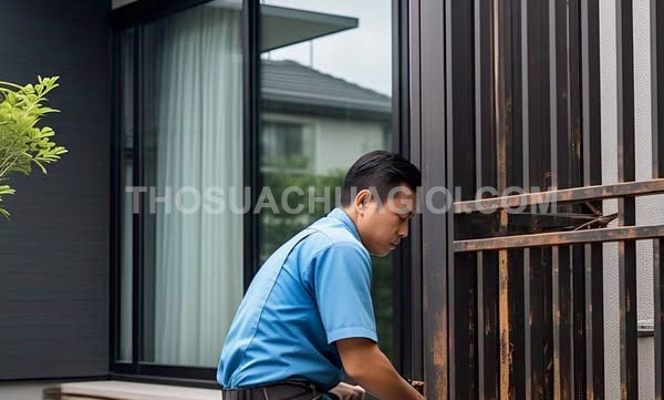 Thợ sửa cửa sắt tại phường An Lạc