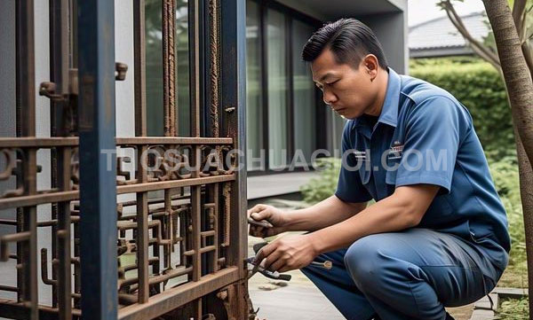 Thợ sửa cửa sắt tại phường Đông Hưng Thuận