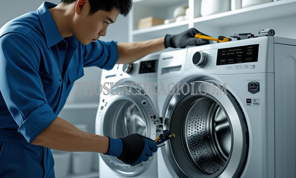 Thợ sửa máy giặt phường Phú Trung cũ gọi 30 phút có mặt