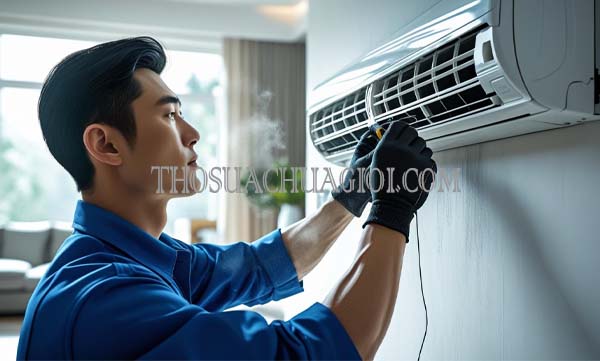 thợ sửa máy lạnh xã lê minh xuân