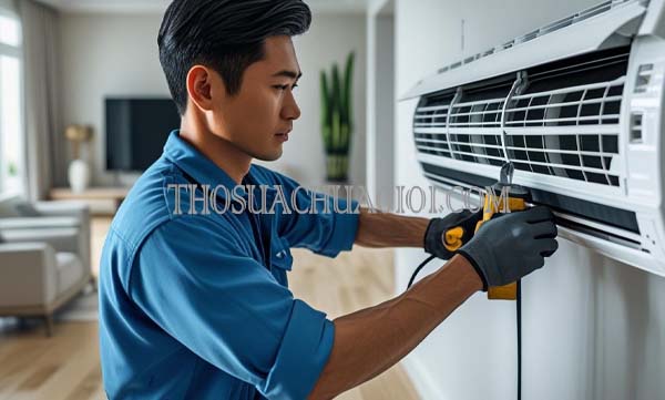thợ sửa máy lạnh xã long thới giá rẻ