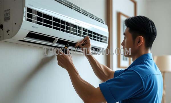 thợ sửa máy lạnh xã long thới