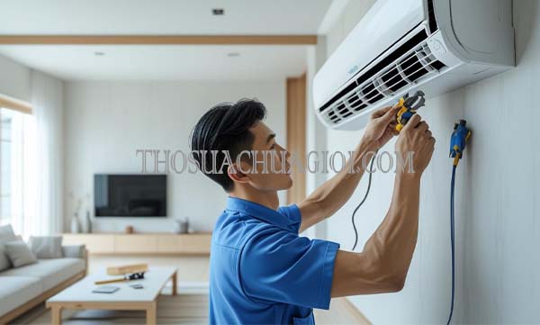thợ sửa máy lạnh xã phạm văn hai