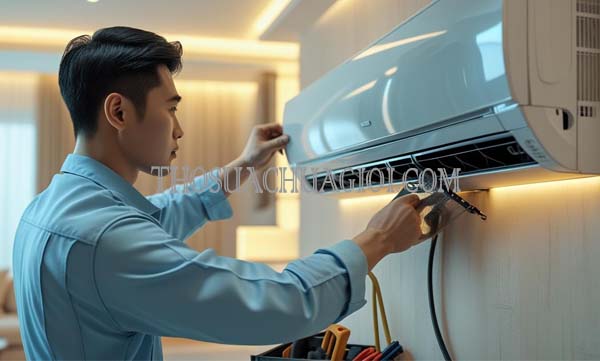 Thợ sửa máy lạnh xã Phong Phú cũ giá rẻ và uy tín