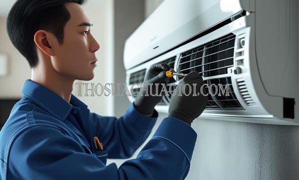 Thợ sửa máy lạnh xã Phước Thạnh cũ làm việc 24/7