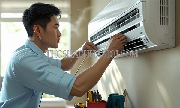 thợ sửa máy lạnh xã tân hiệp tại nhà