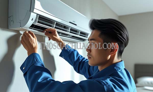 thợ sửa máy lạnh xã tân thạnh tây