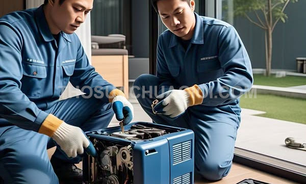 Thợ sửa máy phát điện phường An Lạc