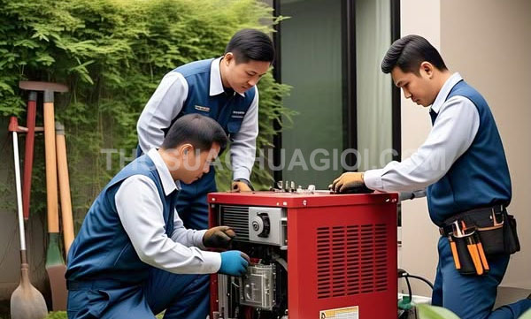 Thợ sửa máy phát điện phường Bến Thành