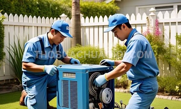 Thợ sửa máy phát điện phường Bình Trị Đông