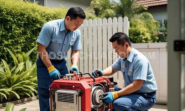 Thợ sửa máy phát điện phường Cầu Ông Lãnh