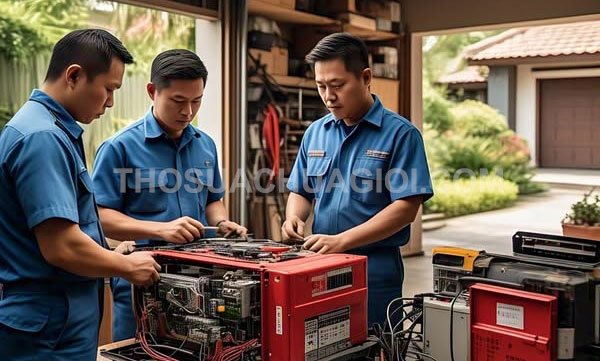 Thợ sửa máy phát điện phường Linh Xuân