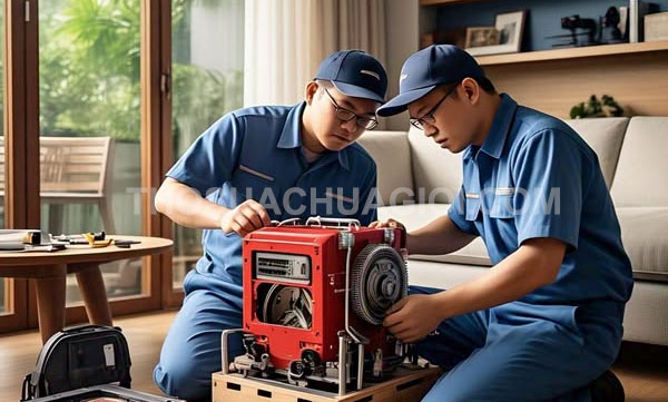 Thợ sửa máy phát điện tại phường Đông Hưng Thuận