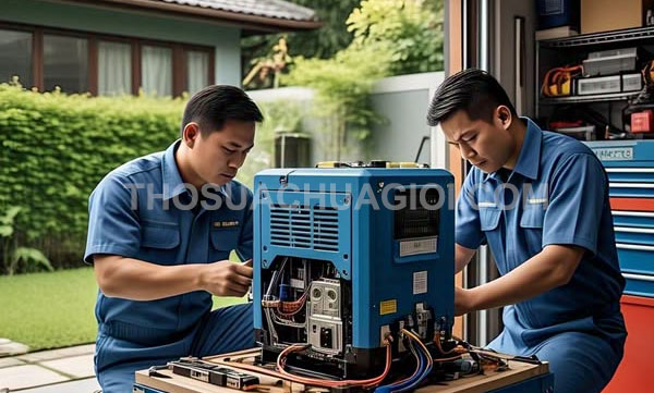 Thợ sửa máy phát điện tại phường Tân Mỹ