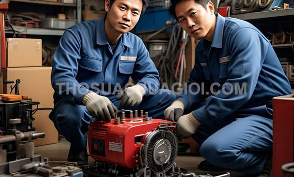Thợ sửa máy phát điện tại xã Xuân Thới Sơn