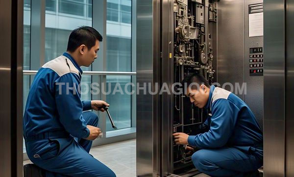 Thợ sửa thang máy tại phường Phú Thuận