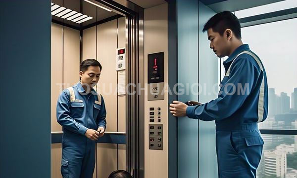 Thợ sửa thang máy tại xã Thái Mỹ