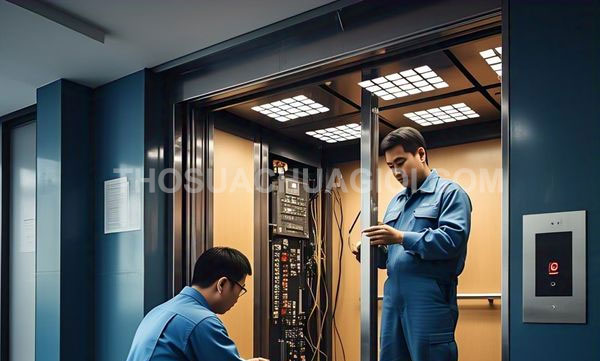 Thợ sửa thang máy xã Bà Điểm