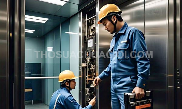 Thợ sửa thang máy xã Bình Hưng