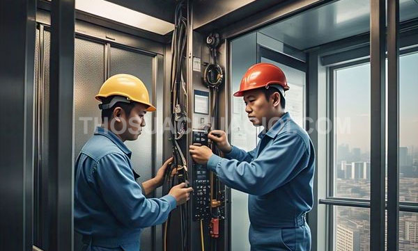 Thợ sửa thang máy xã Đông Thạnh