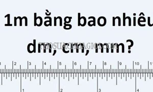 tìm hiểu đổi m sang dm
