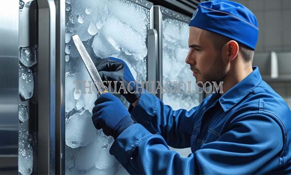 tìm hiểu tủ lạnh bị đóng tuyết có sao không